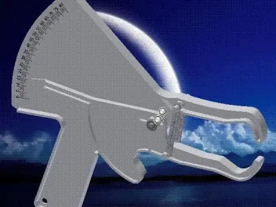 Plicometer axe Free 3D model