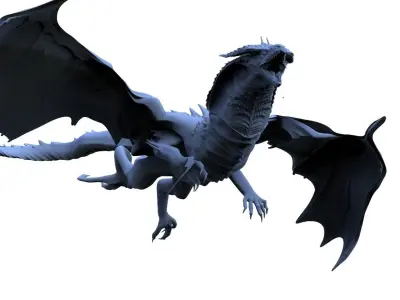Undead Dragon 3D model