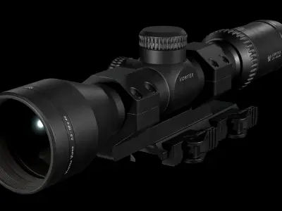 Vortex Viper HS Sniper Scope Low-poly 3D model