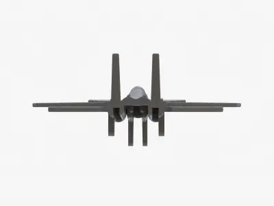 Lego 3D scan plane Low-poly 3D model