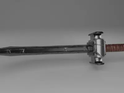 Sword 01 Low-poly 3D model