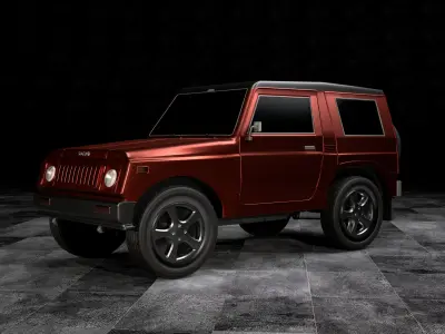 suzuki  jeep Free 3D model