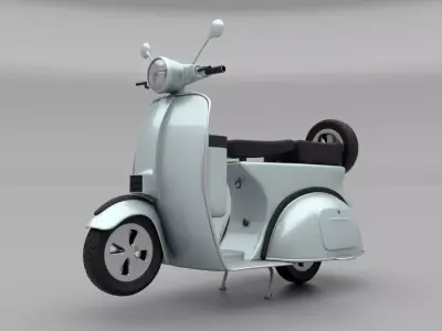 Bajaj Scooter 3D model