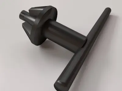 Drill Chuck Key 3D model