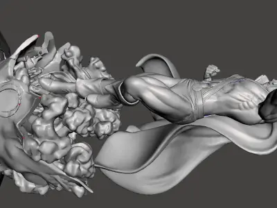 Man Hunter 3d Martian model for 3d print  3D print model
