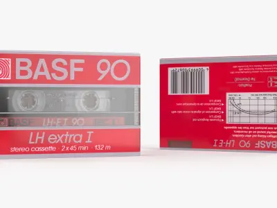  Cassette Tape - BASF LH Extra I 90 1985-1987 