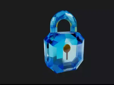 Security Lock 3D Model 3D model