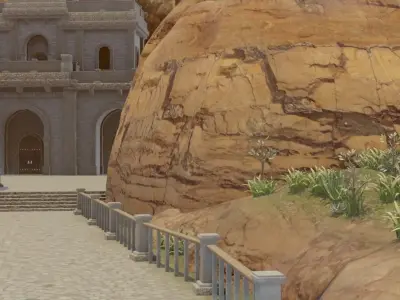 Ancient Canyon City 3D model