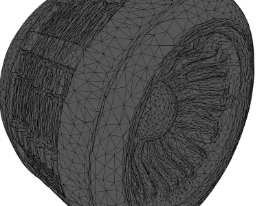SciFi Energy Core Device 3D model