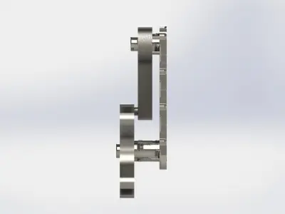 Geneva drive Rotary index mechanism by use of cam Free 3D model