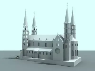 Dom Bamberg Free 3D model