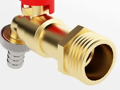 Ball Valve 3D model buy