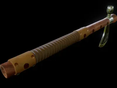 Melee pack Low-poly 3D model