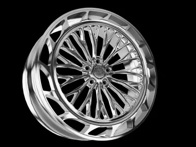 TnT forged 20-99 Custom wheel High-Poly 3D model