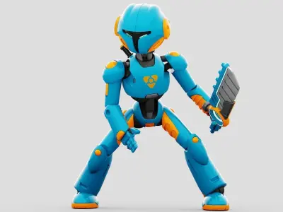 BATTLE DROID YOKOU RIGGED Free 3D model