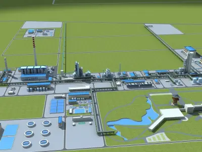Factory 4 3D model