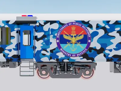 New LHB Generator Car Military Version Free 3D model