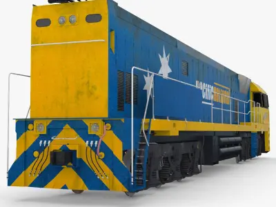 NR57 Australian Locomotive 3D model
