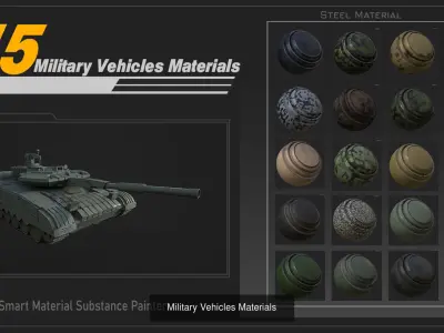 Military Equipment Materials Pack
