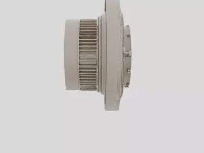 Industrial Factory Gear Motor Housing for 3D print 3D model