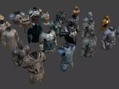 Medieval Fantasy Armor Pack 3D model
