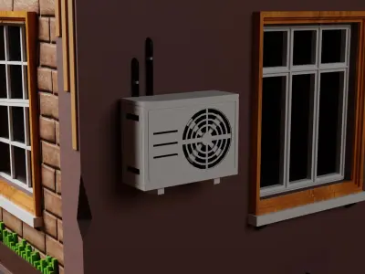 Building 3D Model Free 3D model