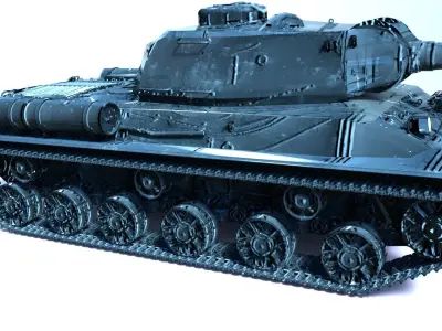 Tanque IS2 3D model