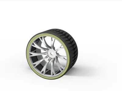 Alloy Wheels Free 3D model