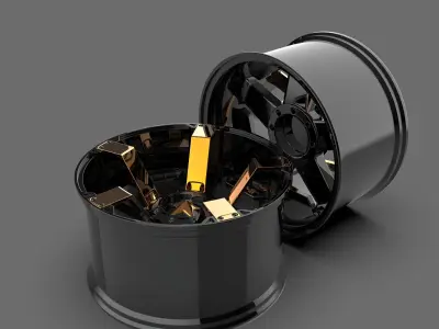 XD Series XD811 Rockstar II Wheel 3D model