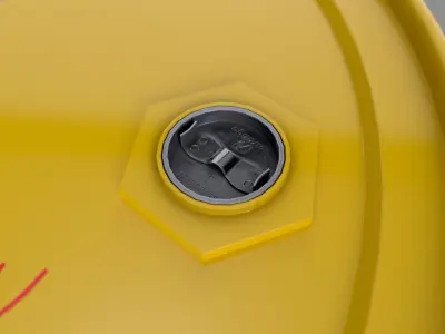 Realistic Ipiranga Barrel 3D Model Low-poly 3D model