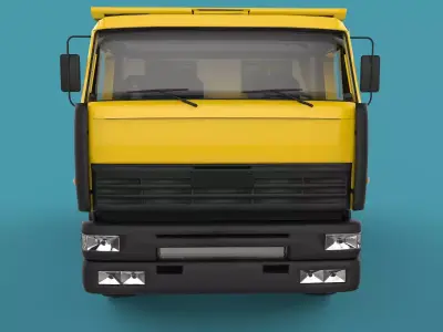 Truck dump 3D model by Deepocean