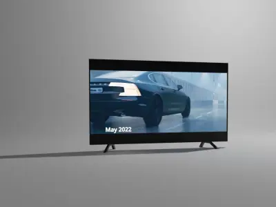 Television Low-poly 3D model purchase