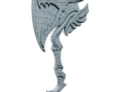 Egyptian Axe Low-poly 3D model