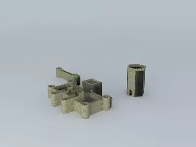 Castle Free 3D model 4