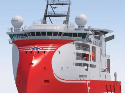 Light Construction Vessel Seven Viking 3D model