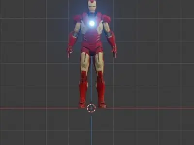 I am iron man Free 3D model