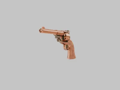 Revolver 3D Model 3D model purchase