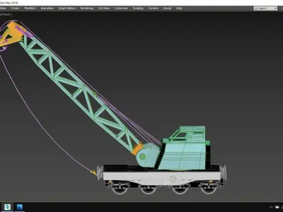 crane toy 3D model