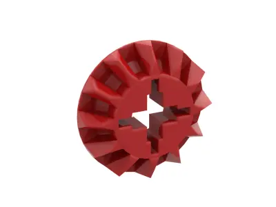 TwindBricks3D - 66 Technic Gear collection 3D print model