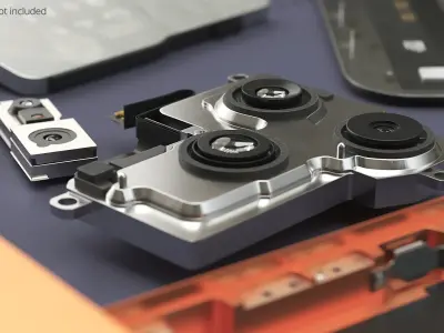 Apple IPhone 17 Pro Camera Unit 3D model