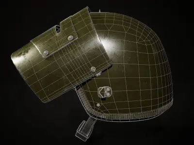 Sh-Maska Helmet Low-poly 3D model