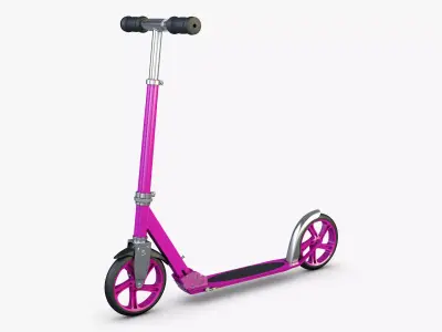 Kick Scooter pink 3D model