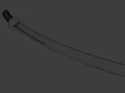 Katana samurai sword 3D model order