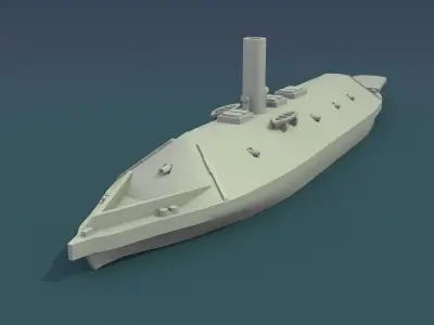 CSS Virginia 1862 3D print model