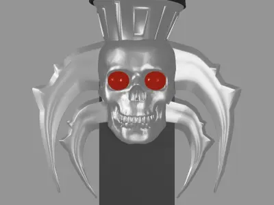Skull Dagger Free 3D model