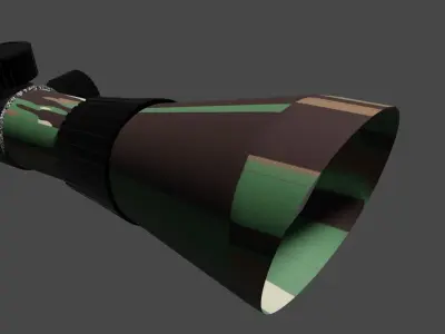 SCOPE camouflage binoculars 3D model