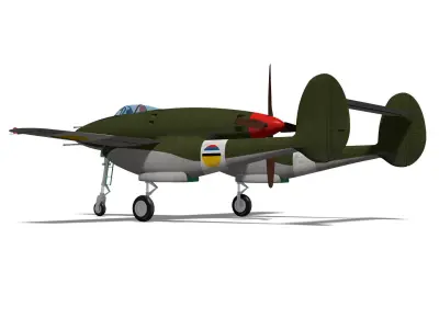 mansyu ki98 3D model
