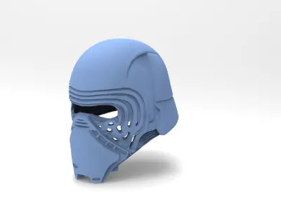 Star Wars Kylo Ren Helmet for 3dprint 3D model