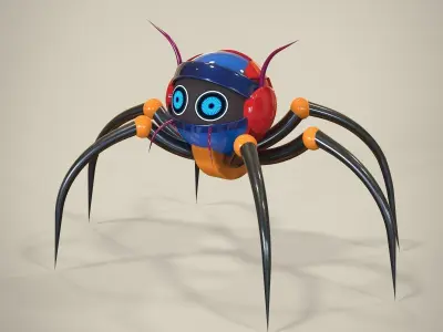 Spider Robot 3D model order