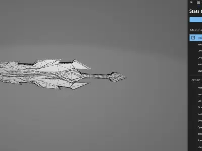Dragon slayer great sword 3D model